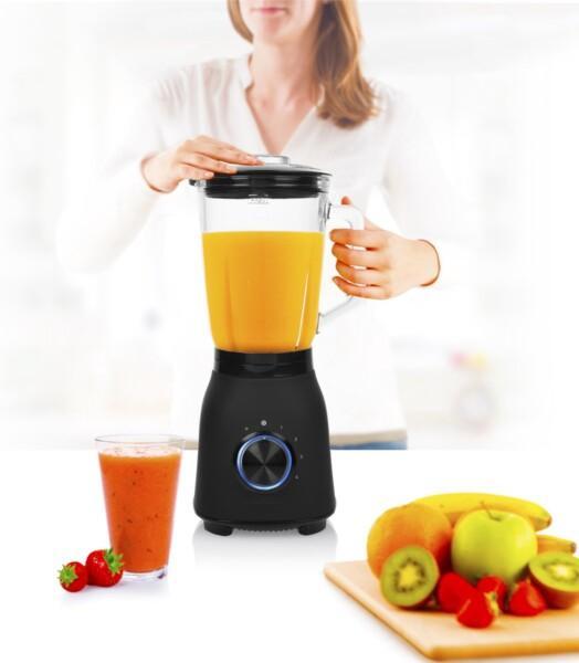 Princess 212092 Black Steel Blender 1000 – vier snelhei..., Witgoed en Apparatuur, Blenders, Verzenden