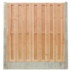 Hout&Beton schutting grijs Douglas recht 15L 197x200, Tuin en Terras, Verzenden, Nieuw