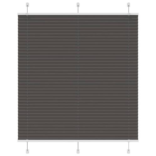 vidaXL Plissé rolgordijn 115x100cm stofbreedte 114,4cm, Huis en Inrichting, Stoffering | Gordijnen en Lamellen, Zwart, Nieuw, Verzenden