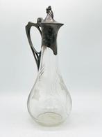 WMF / Geislingen - Karaf - Glas, Verzilverd - Art Nouveau