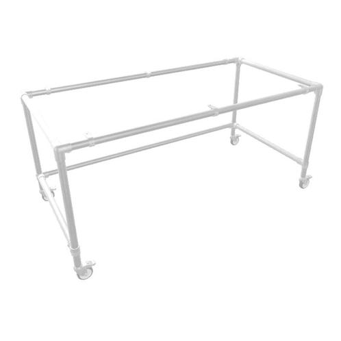 Steigerbuis Bureau Malaga | Staal 42.4 mm | Wiel | DIY | Doe, Huis en Inrichting, Bureaus, Ophalen of Verzenden