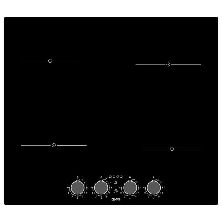 CENDO KR943F2DK - Inductie Kookplaat - Inbouw - 60 cm -Draai, Witgoed en Apparatuur, Kookplaten, Inbouw, 4 kookzones, Energieklasse A of zuiniger