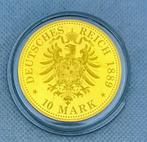 Duitsland. Wilhelm II - 10 Gold-Mark 1889 , 1/100 Oz (.999), Postzegels en Munten