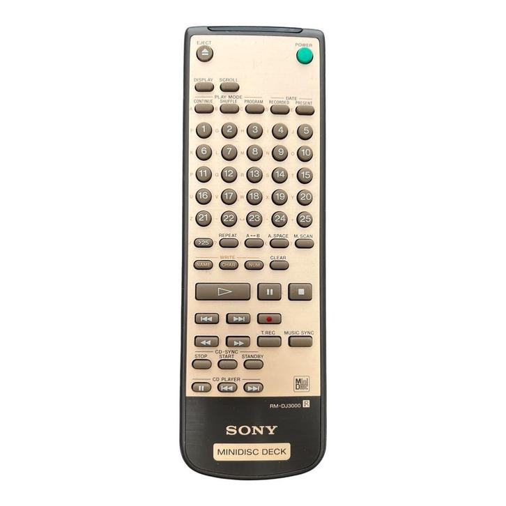 Sony RMDJ3000 Remote Control / Afstandsbediening, Audio, Tv en Foto, Afstandsbedieningen, Zo goed als nieuw, Verzenden