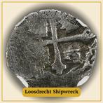 1/2 Reales Mexico 1700-1719, Loosdrecht Scheepswrak, Verzamelen, Scheepvaart, Nieuw