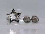 Zonder Minimumprijs - 3-delige sieradenset Zilver - 0.42ct., Sieraden, Tassen en Uiterlijk, Antieke sieraden