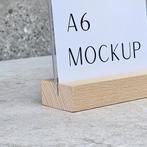 HOCHO Beuken Menustandaard - A6 - Houten Basis - Stijlvol..., Ophalen of Verzenden, Nieuw