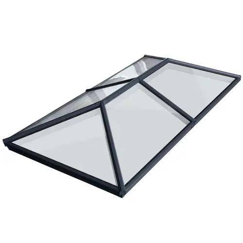 Keylite Lichtstraat 150 cm x 150 cm. Alu. FRL 1515, Doe-het-zelf en Verbouw, Glas en Ramen, Overige typen, Nieuw, Verzenden