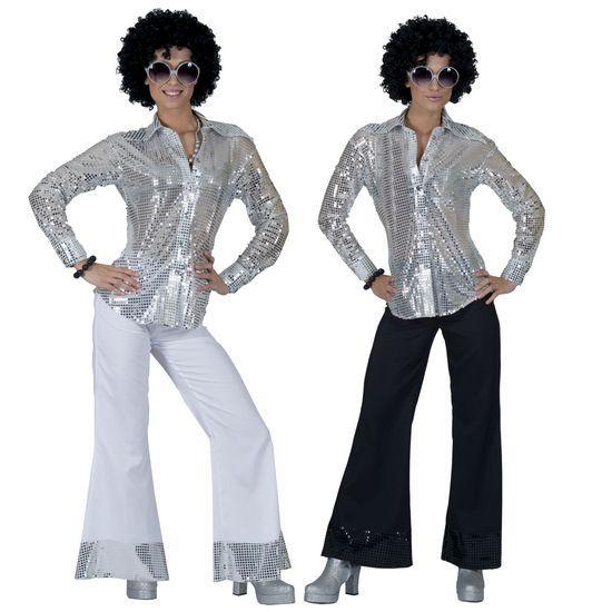 Disco Blouse Dames, Kleding | Dames, Carnavalskleding en Feestkleding, Nieuw, Ophalen of Verzenden