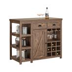2dekans | SoBuy Keukeneiland incl Wijnrek - 110 x 55 x 95 cm, Ophalen of Verzenden, Zo goed als nieuw