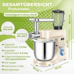 Keukenmachine - Keukenrobot - Mixer - 5,5 Liter - Keukenmixe, Verzenden, Zo goed als nieuw