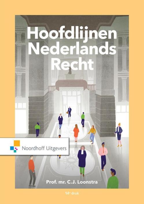 Hoofdlijnen Nederlands recht 9789001593193, Boeken, Studieboeken en Cursussen, Zo goed als nieuw, Verzenden
