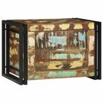 vidaXL Opbergbox Bruin en zwart 60 x 40 x 41 cm hergebruikt, Verzenden, Nieuw