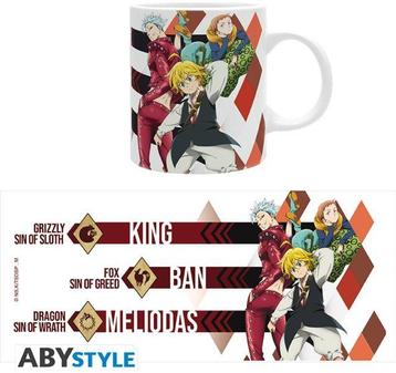 ABYstyle The Seven Deadly Sins Mok-Meliodas / Ban / King beschikbaar voor biedingen