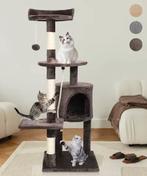 Nieuwe Krabpaal - Kattenboom in het grijs, bruin en beige, Dieren en Toebehoren, Verzenden, Nieuw, Krabpaal