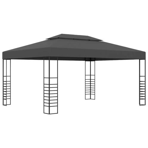 vidaXL Prieel 3x4 m antraciet, Tuin en Terras, Partytenten, Nieuw, Verzenden