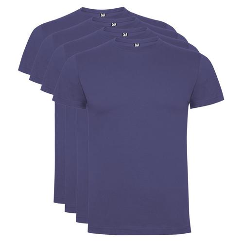 4 pack t-shirt Dogo Premium Denim Blauw, Kleding | Heren, T-shirts, Overige kleuren, Nieuw, Overige maten, Verzenden