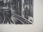 Adriaan Lubbers (1892-1954) - New York: Subway at Chatham, Antiek en Kunst
