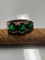 Zonder Minimumprijs - Ring - 8 karaat Roségoud Smaragd -, Sieraden, Tassen en Uiterlijk, Ringen, Nieuw
