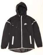 NIKE Womens Hooded Rain Jacket UK 16 Large Black Polyester, Kleding | Dames, Jassen | Winter, Verzenden, Nieuw