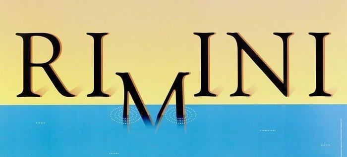 Milton Glaser - Manifesto Originale Riviera di Rimini -, Antiek en Kunst, Kunst | Tekeningen en Foto's