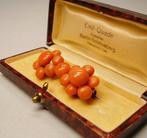 Zonder Minimumprijs - Broche Tombak - 20.00ct. tw. Koraal -, Sieraden, Tassen en Uiterlijk, Antieke sieraden