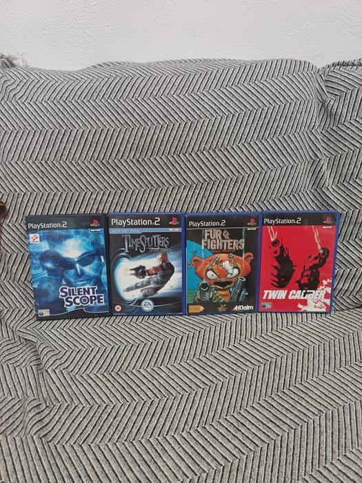 Sony - Playstation 2 (PS2) - lot of 4 - Videogame - In, Spelcomputers en Games, Spelcomputers | Overige Accessoires