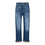 MAC • blauwe Baggy straight tape jeans • 36, Kleding | Dames, Spijkerbroeken en Jeans, MAC, Verzenden, Nieuw, Blauw