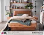 Houten bed Barcelona - Kernbeuken - 140 t/m 200 cm breed, Overige kleuren, Verzenden, 140 cm, 200 cm