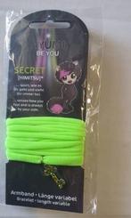 NICI Ayumi , armband textiel met ster hanger Hope, groene kl, Nieuw, Verzenden
