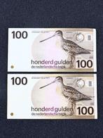 Nederland. - 2 x 100 Gulden 1977 - De Snip - Pick 97