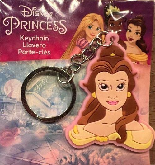 Disney Princess - Belle - Rubber Sleutelhanger, Verzamelen, Sleutelhangers, Overige typen, Nieuw, Ophalen of Verzenden