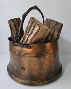 Vuurketel / Houtbak met bijzonder patina - Bloempot - Koper, Antiek en Kunst, Curiosa en Brocante