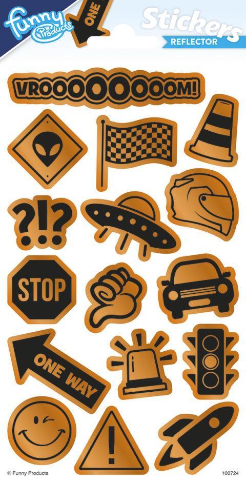 Reflecterende Stickers Verkeer, Hobby en Vrije tijd, Feestartikelen, Nieuw, Verzenden