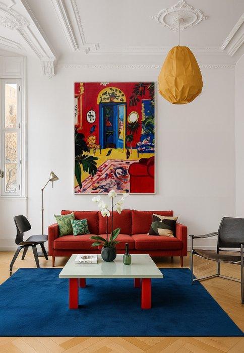 E. García - EL REFUGIO ROJO XL (NO RESERVE), Antiek en Kunst, Kunst | Schilderijen | Modern