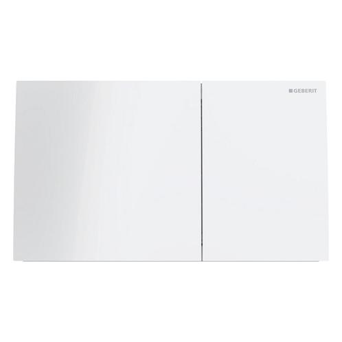 Drukplaat Geberit Sigma 70 Frontbediening 2-toets Glas Wit, Doe-het-zelf en Verbouw, Sanitair, Overige typen, Nieuw, Ophalen of Verzenden
