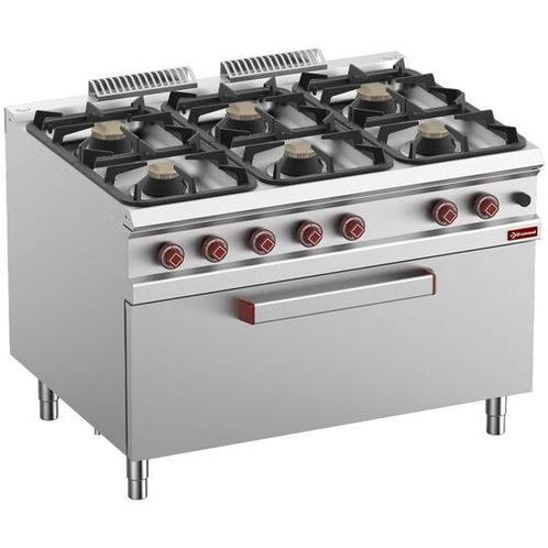 Fornuis met 6 branders &amp;quot;maxi&amp;quot; gasoven | Di, Zakelijke goederen, Horeca | Overige, Verzenden