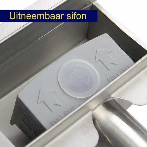 Aanbieding: RVS Douchegoot MUUR met los sifon en TEGEL, Doe-het-zelf en Verbouw, Sanitair, Ophalen of Verzenden