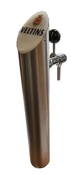Occasion - tapzuil 1 kraans Veltins geborsteld rvs, Ophalen of Verzenden