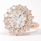 Zonder minimumprijs - Ring - 14 karaat Roségoud - 2.61ct., Nieuw
