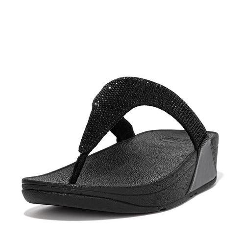 -5% FitFlop  FitFlop Lulu toepost  maat 38, Kleding | Dames, Schoenen, Slippers, Zwart, Nieuw, Verzenden