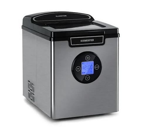 IJsmachine IJsblokjesbereider IJsblokjesmachine 12KG Zilver, Witgoed en Apparatuur, IJsmachines, Zelfvriezend, Nieuw, Ophalen of Verzenden