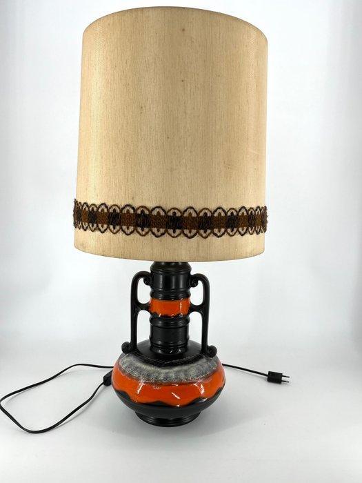 Tafellamp - Keramiek, Textiel - Dikke lava, Antiek en Kunst, Kunst | Designobjecten