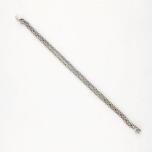 Armband - 18 karaat Witgoud, Sieraden, Tassen en Uiterlijk, Armbanden