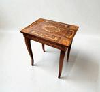 Bijzettafel - Italiaanse intarsia marqueterie ingelegde