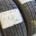 2 x Firestone Multihawk 175-65-15 4 Seizoenbanden 7mm, Gebruikt, 15 inch, 175 mm, Ophalen of Verzenden
