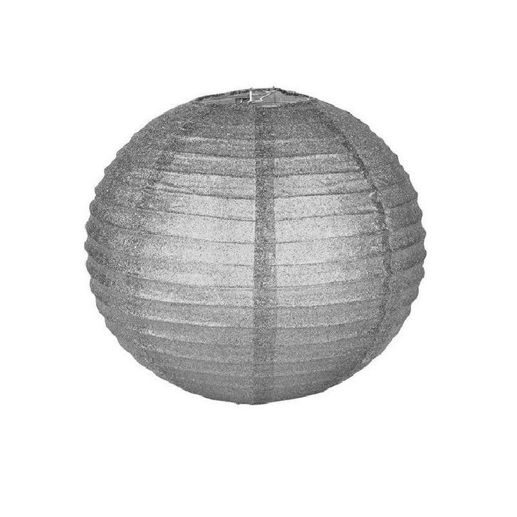 Sparkle lampion zilver - Lampionnen, Hobby en Vrije tijd, Feestartikelen, Ophalen of Verzenden