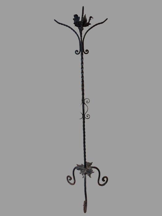 Hoedenstandaard - Smeedijzer - Hoogte: 167 cm, Antiek en Kunst, Antiek | Overige Antiek