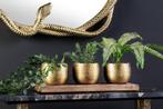 Set van 3 kommen ORIENT 45cm goud met dienblad massief, Ophalen of Verzenden, Nieuw