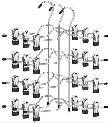 Hoppa! CRI042BK Songmics broekhanger 32cm van 19 voor 9 beschikbaar voor biedingen